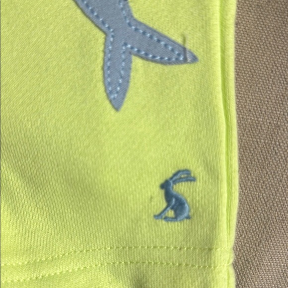 Joules Blue Shark T-Shirt and Yellow Shorts Set - Picture 3 of 7